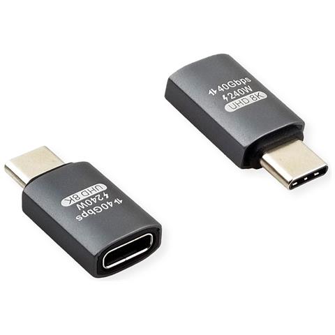 12.03.2931 adattatore per inversione del genere dei cavi USB Type C Argento - Foto 2