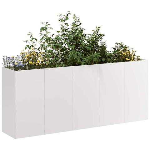 Fioriera 200x40x80 Cm In Acciaio Inox - Foto 1