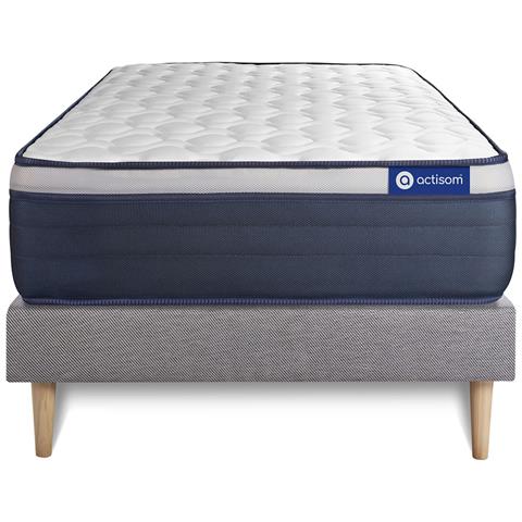 Kit Rete E Materasso Matrimoniale Actiflex Max 90x200cm - Spessore : 26cm - Molle Insacchettate E Memory Foam - Rigido - Foto 1