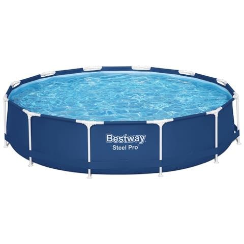 Piscina Fuori Terra - In Giro - 366x76 Cm - Blu - Include Accessori Coordinati Cb52 - Foto 6