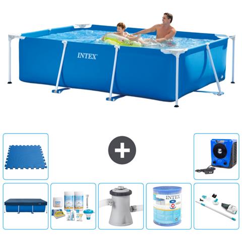 Piscina Fuori Terra - Rettangolo - 260x160x65 Cm - Blu - Include Accessori Coordinati A144 - Foto 1