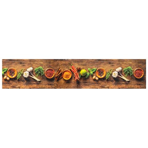 Lusso Casadino - Tappeto Da Cucina Lavabile Spezie 60x300 Cm Velluto - Foto 1