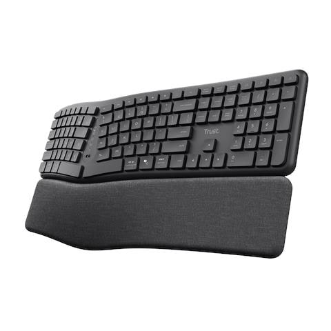 Tastiera Wireless 25706 (Layout QWERTY) Colore Nero - Foto 1