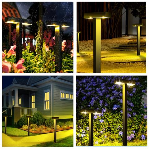 Lampada Solare A Bilancia Luce Calda Per Giardino E Prato - Foto 2