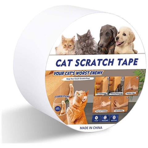 Nastro Protettivo Trasparente In Pvc Per Divano Anti-graffio Gatto - Larghezza 7.5cm - Foto 2
