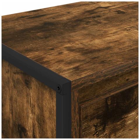 Mobile TV Quercia Fumosa 100 x 36 x 49,5 cm Legno multistrato - Foto 9