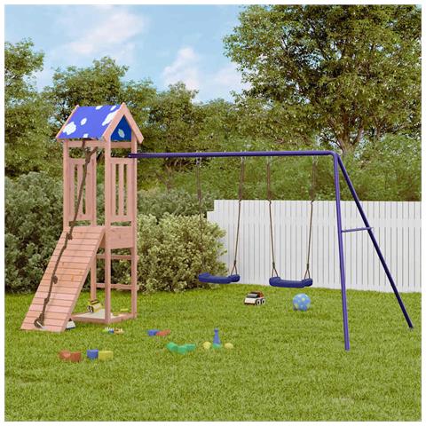 Set da Gioco da Esterno in Legno Massello di Douglas - Foto 2