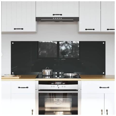 Rivestimento da Cucina 2 pcs Grigio scuro 70 x 50 cm - Foto 2