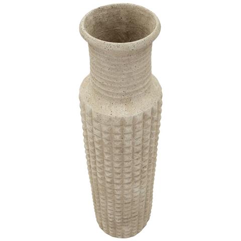 Vaso Sand Da Esterno Altissimo In Resina Beige - Foto 2