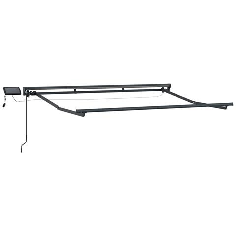 Cornice per Tenda Manuale con LED Blu e Arancione 3,5 x 2,5 m - Foto 2