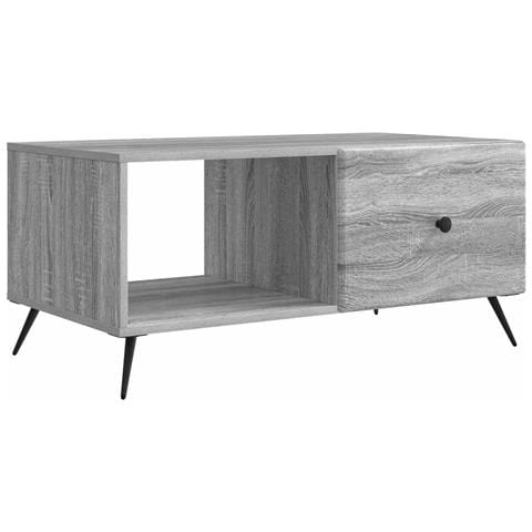 Tavolino da salotto Grigio Sonoma 90 x 50 x 40 cm - Foto 1