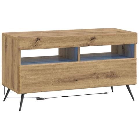 Mobile TV LED Rovere Artigianale Legno ingegnerizzato - Foto 1