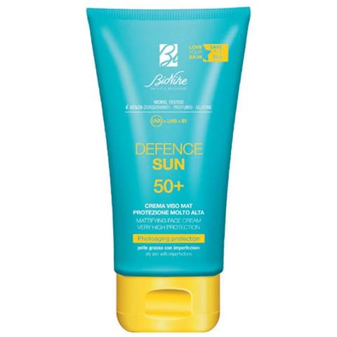 Defence Sun Crema Viso Mat SPF50+ Protezione Molto Alta 50 ml - Foto 1