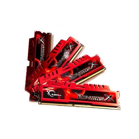 Memoria Dimm RipjawsX 32 GB (4 x 8GB) DDR3 1600 Mhz CL10 Non-ECC Dissipatore Rosso - Foto 1