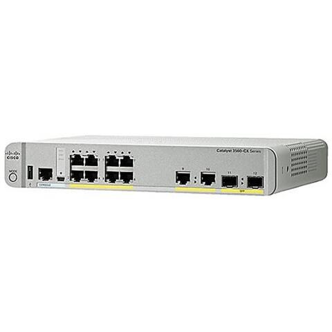 Cisco Catalyst 3560CX-8PC-S - Switch - gestito - 8 x 10/100/1000 (PoE+)  - Foto 1