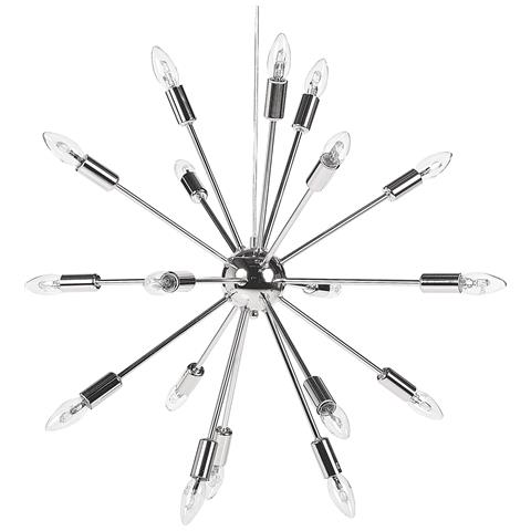 Lampadario In Color Argento A 18 Punti Luce Maguse - Foto 19