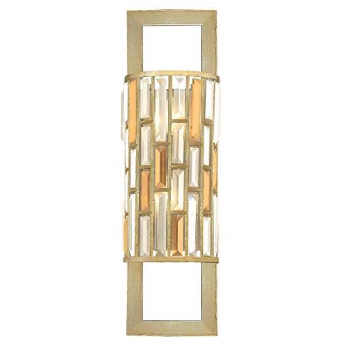 Wall Light Gemma Due Luce Foglia Argento - Foto 1