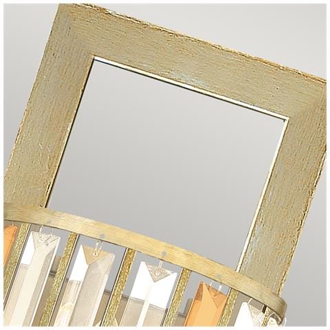 Wall Light Gemma Due Luce Foglia Argento - Foto 6
