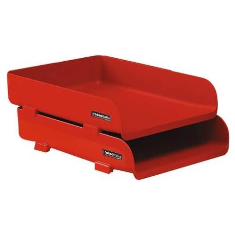 Portacorrispondenza Rossoitalia Polipropilene Infrangibile Rosso 25,4x33,5x7 Cm - 85510rir - Foto 1