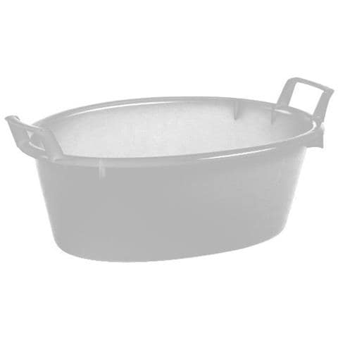 Bacinella Ovale 45cm 12lt Neutro - Foto 1