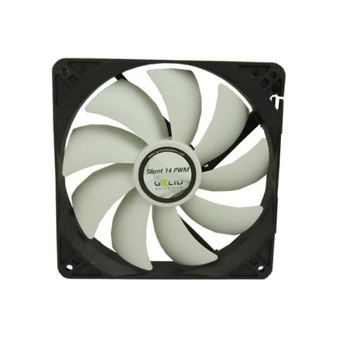 Silent 14 PWM, Computer case, Ventilatore, Nero, Bianco, CE, 140 x 140 x 25 mm - Foto 1
