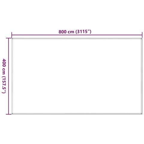 Tappetino Per Tenda 400x800 Cm Antracite In Hdpe - Foto 7