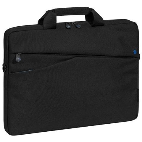 Fashion Borsa Per Notebook 43,9 Cm (17.3"") Borsa Da Corriere Nero - Foto 2