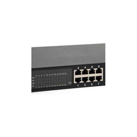 Gep-2421w630 Switch Di Rete Non Gestito Gigabit Ethernet (10/100/1000) Supporto Power Over Ethernet (poe) Nero - Foto 2