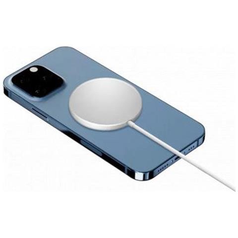 Caricabatterie Piatto A Induzione Compatibile Magsafe Da 15 W, Bianco - Foto 1