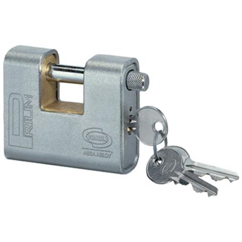 Trade Shop - Lucchetto Corazzato Per Serrande Di Tipo Pesante A Baionetta Assa Abloy -80 Mm - - Foto 1