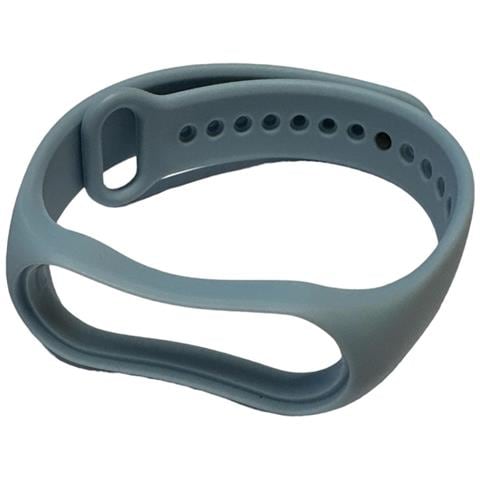 Universal Silicone Strap For Smart Bracelet Models - Sm6 Sm7 Sm8 / Xiaomi Mi Band 5 6 7 Light Blue - Foto 2
