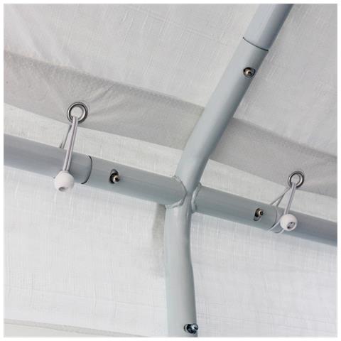 Gazebo Per Auto In Acciaio E Poliestere 3x6 Mt Adeline - Foto 2