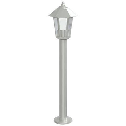 Lampada Da Terra Per Esterni Argento 80 Cm In Acciaio Inox - Foto 2