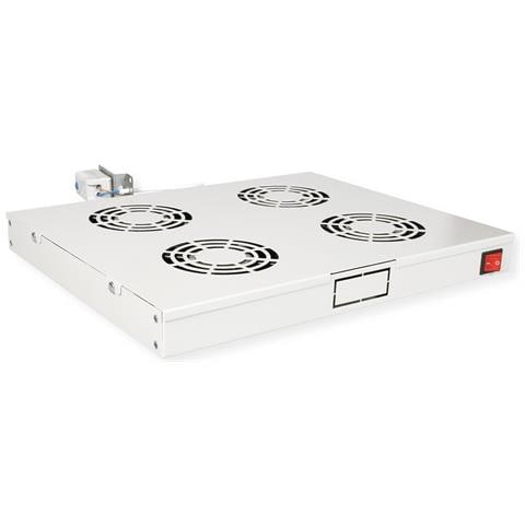 Roline 19 Zoll Dachlftereinheit 4 Lfte Thermostat Grau (26.21.0107) - Foto 1