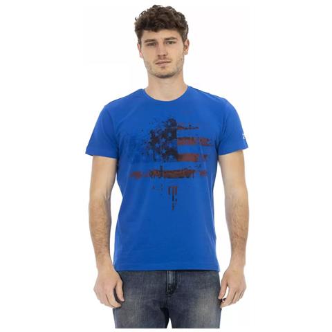 Maglietta In Cotone Blu - S - Foto 1