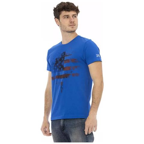 Maglietta In Cotone Blu - S - Foto 2