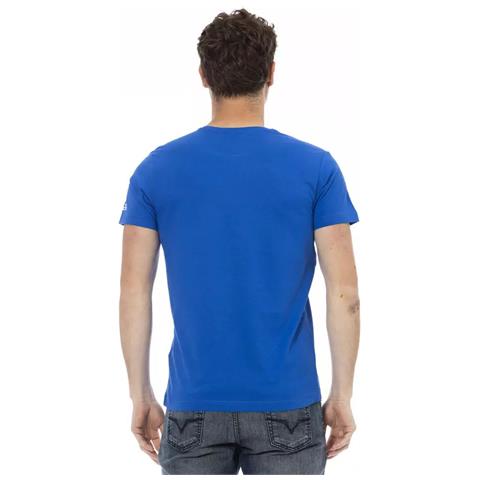 Maglietta In Cotone Blu - S - Foto 3