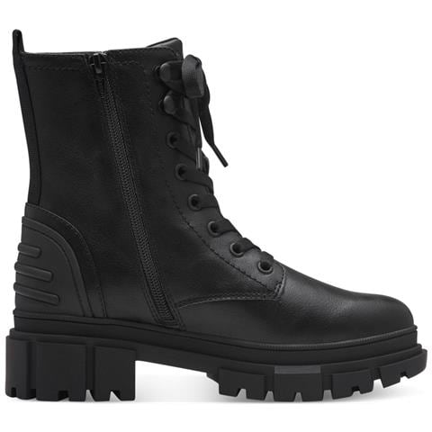 Black Casual Closed Booties Stivaletti Sintetico E Tessile Scarpe Donna Nero Eu 39, 5-25220-41 0a1 - Foto 3