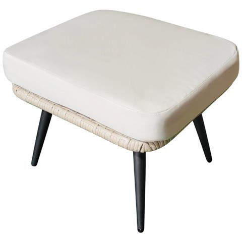 Poggiapiedi Per Esterni Con Cuscino Beige Bellavista - Foto 3