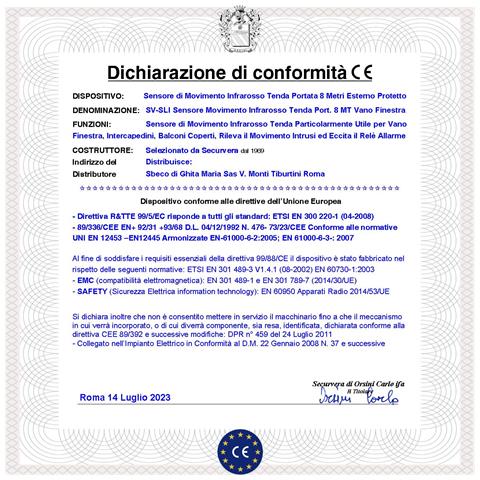 Sensore Intruso Rileva Movimento Dual Pir 5 Infrarossi A Tenda Da Esterno Per Porticato Vano Persiana Invia Allarme Po - Foto 4