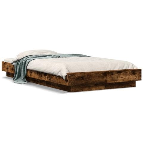 Giroletto Luci Led Rovere Fumo 90x190 Cm In Legno Multistrato - Foto 2