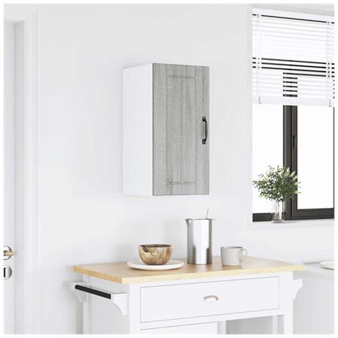 Pensile Da Cucina Lucca Grigio Sonoma In Legno Multistrato - Foto 2