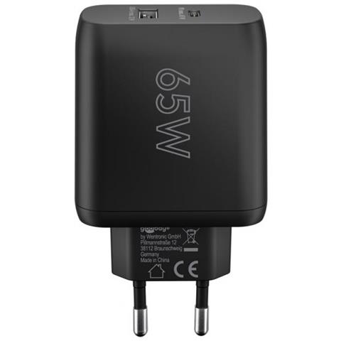 Goobay 65409 Caricabatterie Per Dispositivi Mobili Telefono Cellulare, Computer Portatile Nero Ac Interno - Foto 3