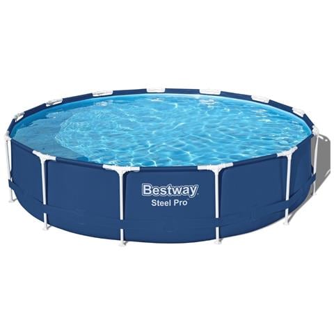 Piscina Fuori Terra - In Giro - 396x84 Cm - Blu - Include Accessori Coordinati Cb52 - Foto 6