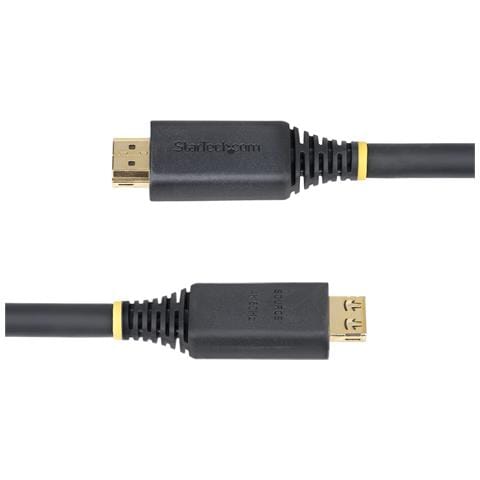 Cavo HDMI ad Alta Velocità da 10,6m con Connettori a Scatto, 4K 60Hz / 1440p 144Hz, HDR10/HDCP 2.2/ARC, 18Gbps. Cavetto HDMI UHD per TV /Monitor in TPE - Foto 2