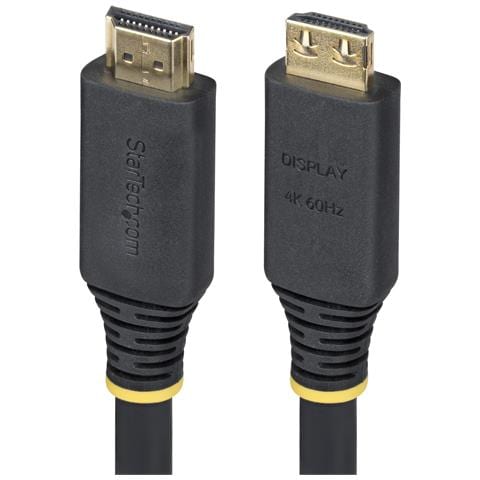 Cavo HDMI ad Alta Velocità da 10,6m con Connettori a Scatto, 4K 60Hz / 1440p 144Hz, HDR10/HDCP 2.2/ARC, 18Gbps. Cavetto HDMI UHD per TV /Monitor in TPE - Foto 1