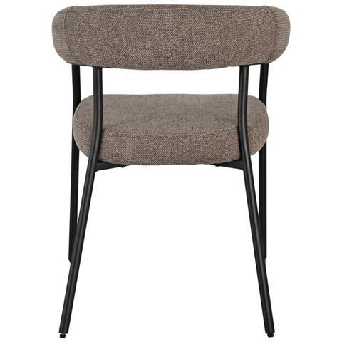 Set Di 2 Sedie Trivio - Marrone - Poliestere - 44x54x88 Cm - Foto 6