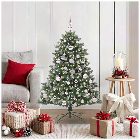 Albero di Natale artificiale con 150 LED Verde 120 cm - Foto 2