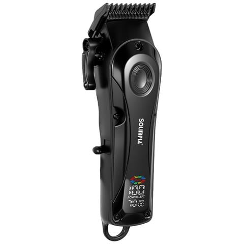 Tagliacapelli Elettrico Con Display Digitale Led - Regolabarba Professionale Senza Fili Black - Foto 2