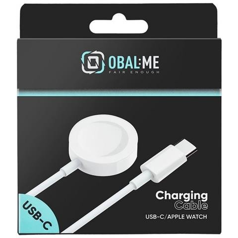 Obal:me Basetta Caricabatterie Usb-c Per Apple Watch 1-2-3-4-6-7-8-9-10-11 Se Ultra 1-2-3 White - Foto 1